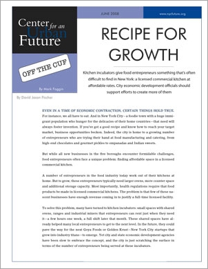 Recipe For Growth