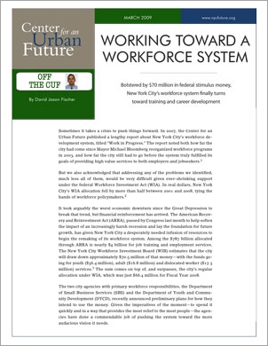 Working Toward A Workforce System